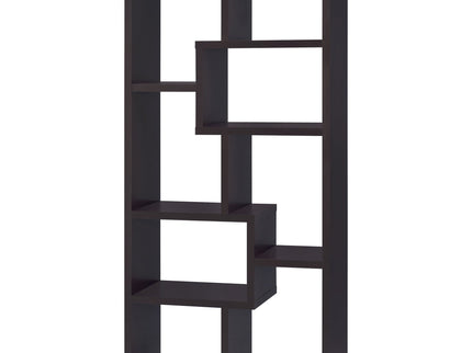 8 Shelf Geometric Bookcase