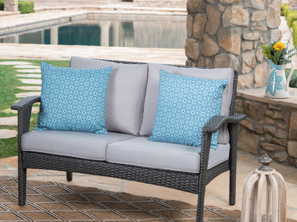 Honolulu - Loveseat - Gray / Silver