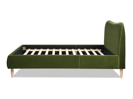 Roman - Curved Headboard Upholstered Platform Bed
