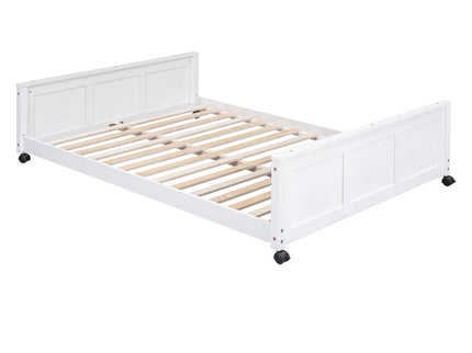 Full Over Full Bunk Bed With Desk