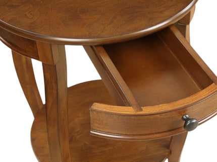 Alysa - Walnut Accent Table - Walnut