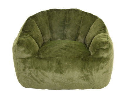Beanbag Chair, Beanbag Sofa Chair With Armrests Stuffed High Density Foam