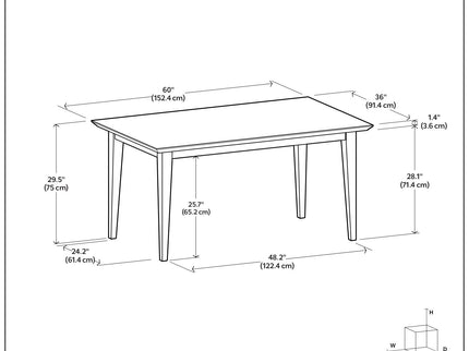 Colby - Dining Table, Contemporary