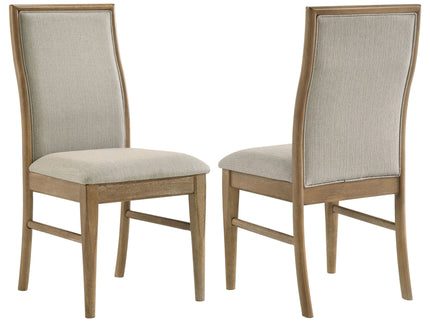 Dreydon - Upholstered Dining Side Chair (Set of 2) - Light Brown