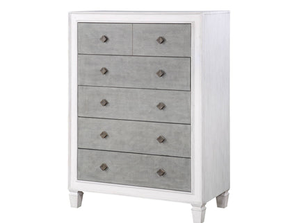 Katia - Weathered Chest - White