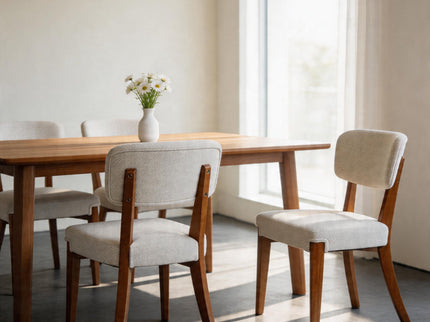 Contemporary Armless Dining Chairs (Set of 2)