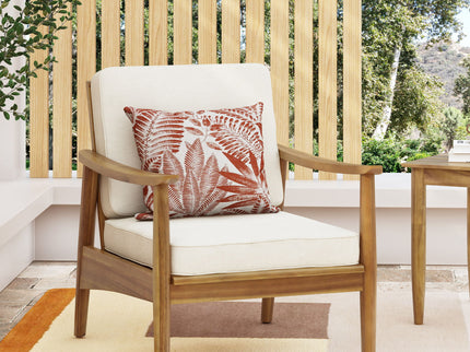 Emmry - Outdoor Acacia Wood Club Chair