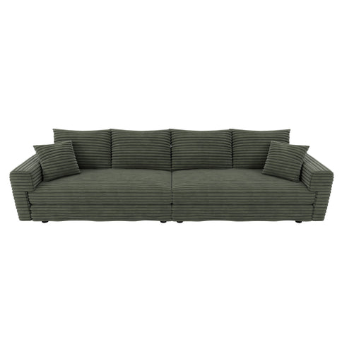 4 Seat Sofa, Deep Seat Couches With Soft Pillows