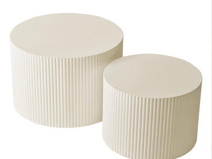 Wave Stripe Nesting Coffee Table (Set of 2)