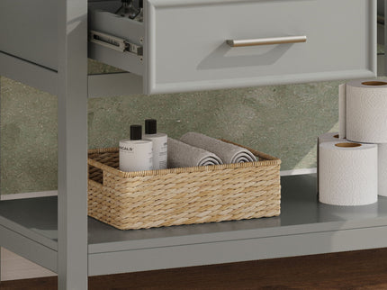 Bathroom Vanity With Ceramic Sink, Tip Out Tray & 2 Full Extension Drawers