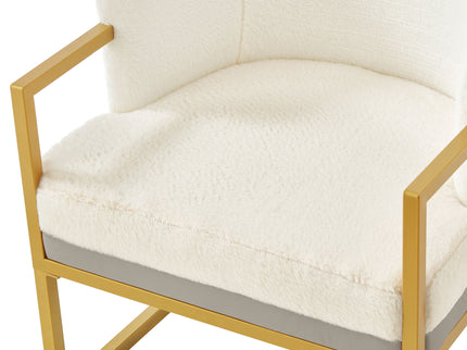Upholstered Reading Accent Armchair For Living Room