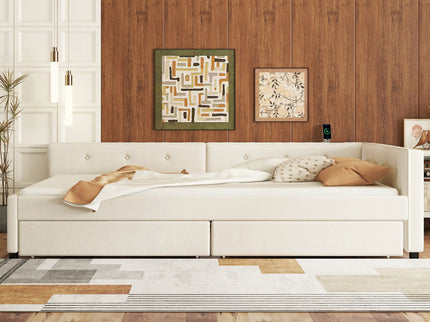 Platform Bed With USB Ports