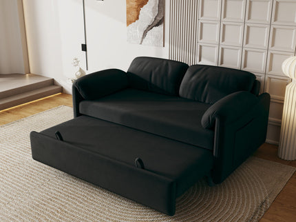 Sofa, Dual Purpose Lounge With Retractable Queen Size Bed