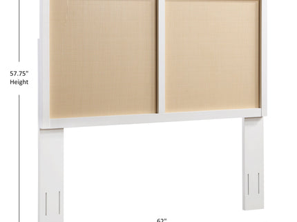 Barkley - Cane Headboard With Adjustable Height