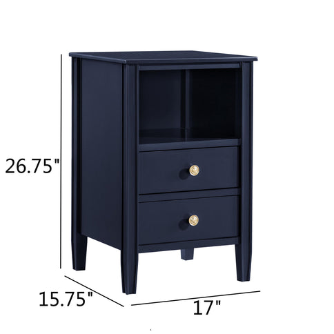 Winston - 2 Drawer Storage Nightstand