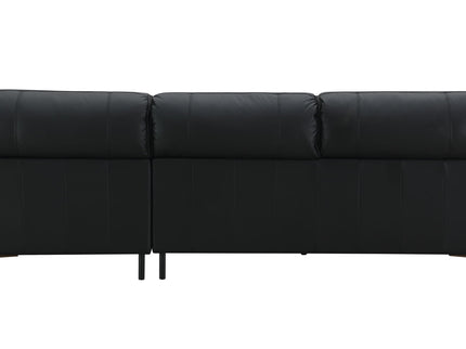 Eilene - Top Grain Leather Sofa - Black