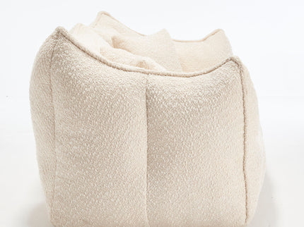Comfortable Dual Beanbag Chair With High Resilience Foam Core For 2 People