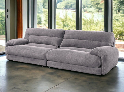 Cadenza - Corduroy Sofa - Gray