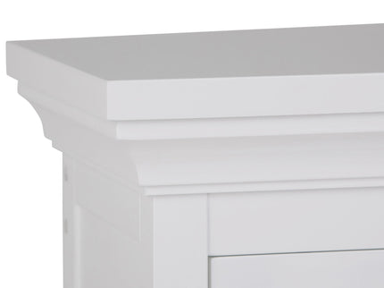 Avington - 2 Door Wall Cabinet With Cubbies - Pure White