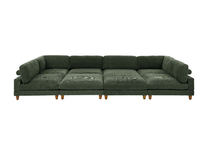 Modern Modular Sectional With Adjustable Back Support