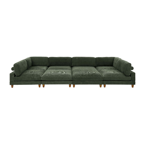 Modern Modular Sectional With Adjustable Back Support