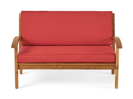 Outdoor Chat Set With Coffee Table And Loveseat