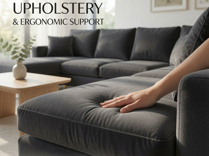 U - Shaped Sectional Sofa With Double Chaise