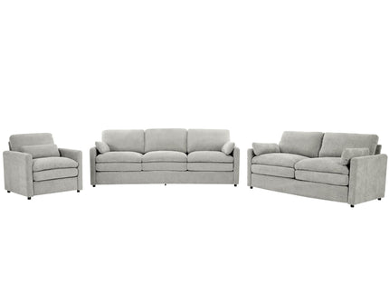 Cozy Upholstered Sofa Set For Living Room