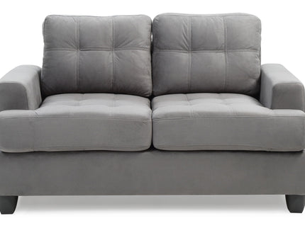 Stylish Transitional Loveseat For Two