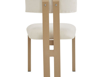 Modern Upholstered Armless Dining Chairs With Metal Legs