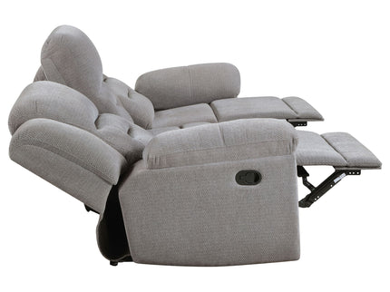 Sebring - Reclining Sofa With Manual Recline - Gray