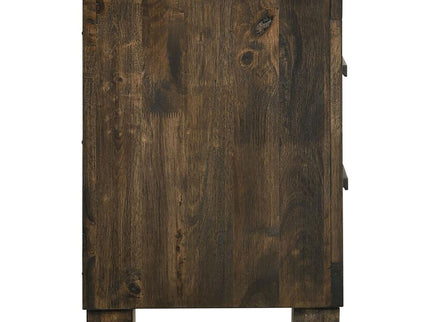 2 Drawer Nightstand - Brown Wood