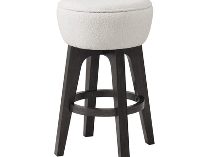 Backless Bar Stools With Soft Cushion (Set of 2) - Brown