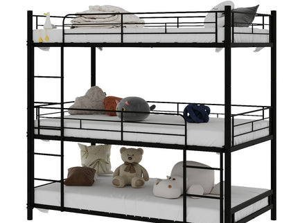 Triple Frame Bed With Built In Ladder