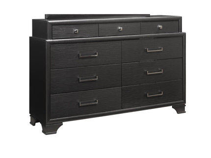 Civic - 5 Piece Storage Bedroom Set With Bookcase Headboard