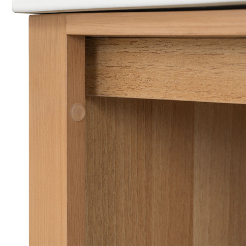 36" Bathroom Vanity With Sink, Soft Close Drawers - Natural