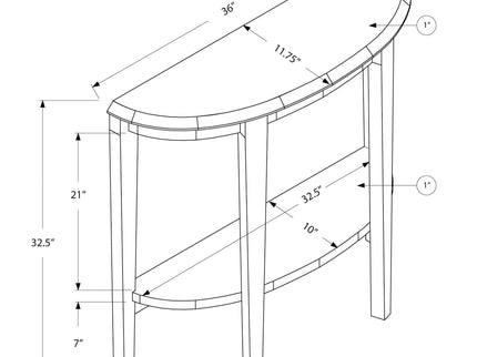 Accent Console Table For Entryway, Space-Saving Profile