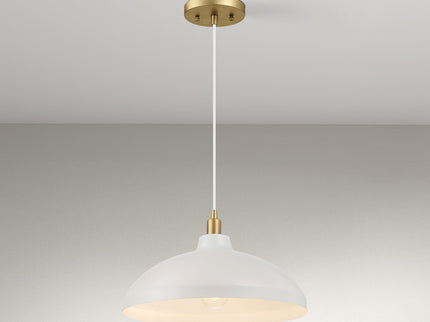 Astral - Single Light Pendant Lamp For Entrance Kitchen Island - Gold / White