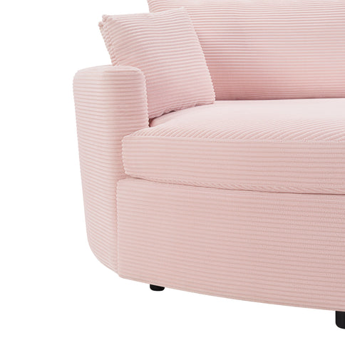 Oversized Double Chaise Lounge Sofa With USB Ports