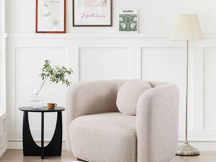 Japandi Style Accent Square Chair