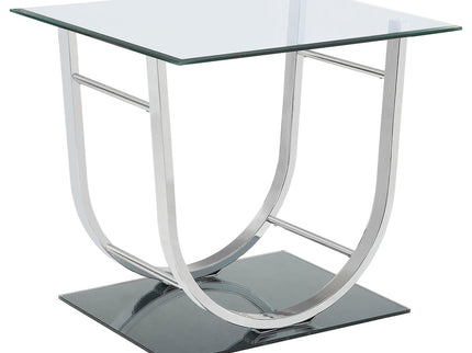 Garrett - 2 Piece Coffee Table Set - Chrome