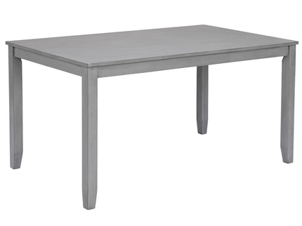 Kitchen Dining Set, Rectangular Dining Table With Upholstered Chairs