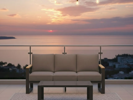 Modern Outdoor Sofa Set With Coffee Table