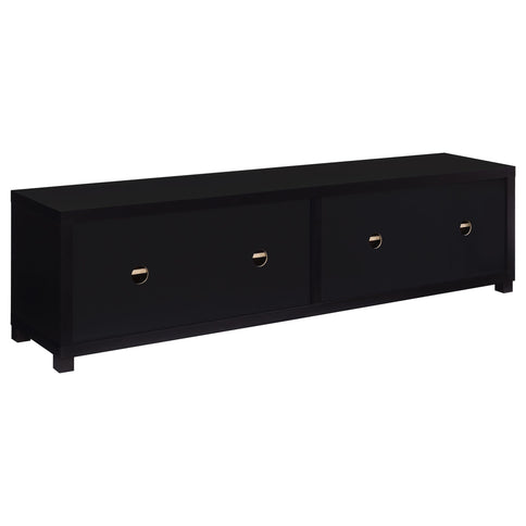 Arnaud - 4 Door TV Stand - Black