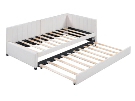Upholstered Daybed, Sofa Bed Frame, No Box Spring Needed