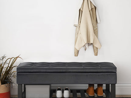 Cosmopolitan - Storage Ottoman Bench With Open Bottom
