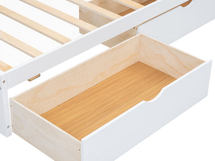 Daybed With 2 Storage Drawers, Storage Cabinets, USB Ports