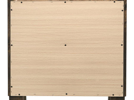 2 Drawer Nightstand - Brown Wood