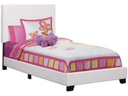 Bed, Upholstered, Transitional