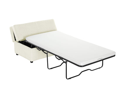 Twin Size Folding Ottoman Sleeper Bed With Mattress Convertible Guest Bed